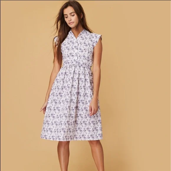 Christy Dawn | Dresses | Christy Dawn Piper Dress Violet Floral | Poshmark
